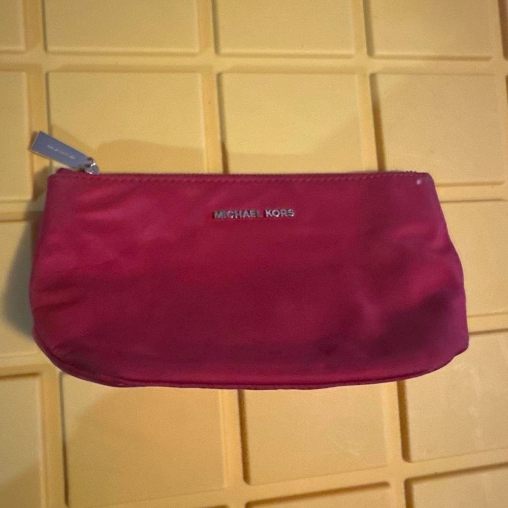 Michael Kors Top-Zip Pouch Clutch / Cosmetic Bag